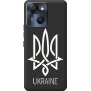 Чорний чохол BoxFace Blackview Oscal Modern 8 Тризуб монограмма ukraine