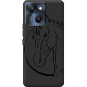 Чорний чохол BoxFace Blackview Oscal Modern 8 Horse