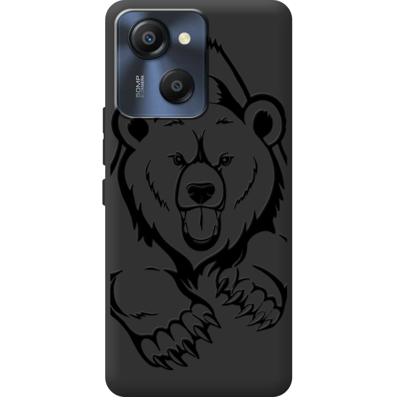 Чорний чохол BoxFace Blackview Oscal Modern 8 Grizzly Bear