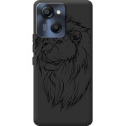 Чорний чохол BoxFace Blackview Oscal Modern 8 Lion