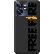 Прозорий чохол BoxFace Blackview Color 8 Free Fire Black Logo