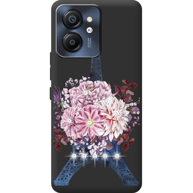 Чохол зі стразами Blackview Color 8 Eiffel Tower