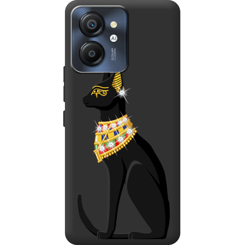Чохол зі стразами Blackview Color 8 Egipet Cat