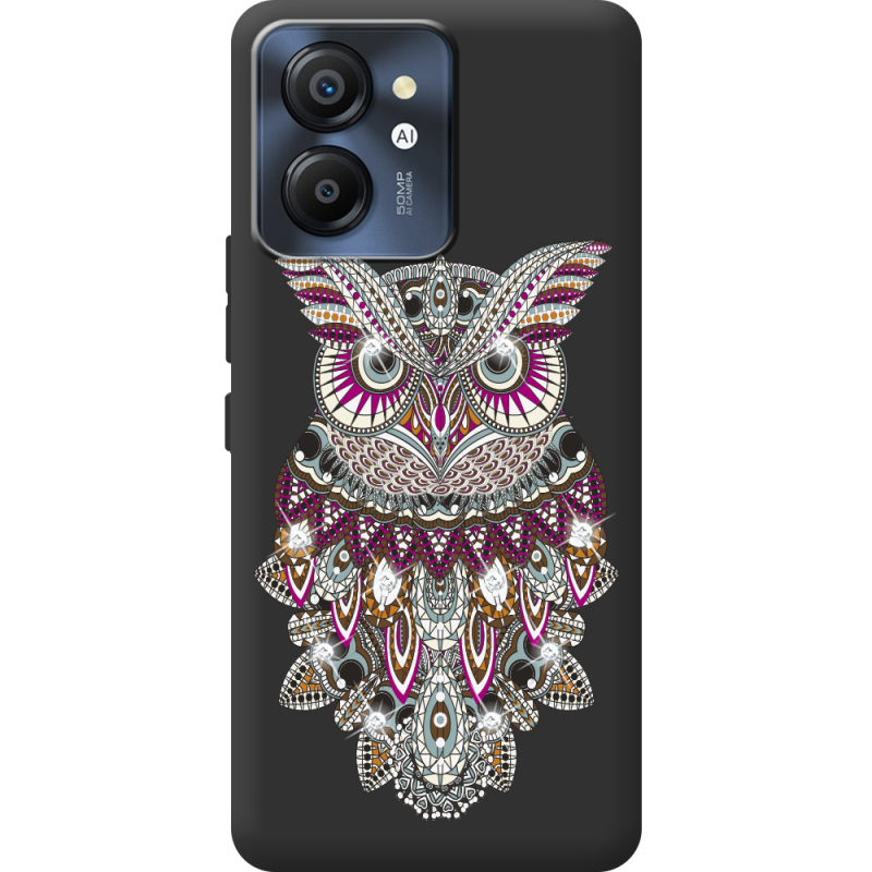 Чохол зі стразами Blackview Color 8 Owl