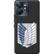 Чорний чохол BoxFace Blackview Color 8 Атака Титанов Крылья Свободы