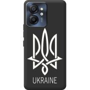 Чорний чохол BoxFace Blackview Color 8 Тризуб монограмма ukraine