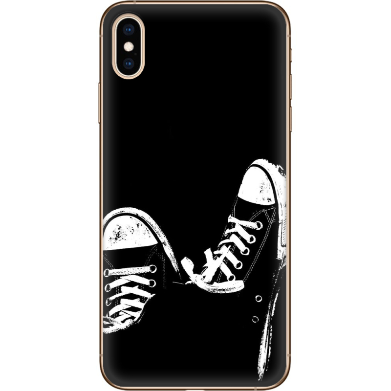 Чехол Uprint Apple iPhone XS Max Black Sneakers