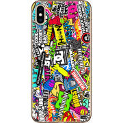 Чехол Uprint Apple iPhone XS Max Multicolored Inscriptions