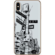 Чехол Uprint Apple iPhone XS Max 17 Street