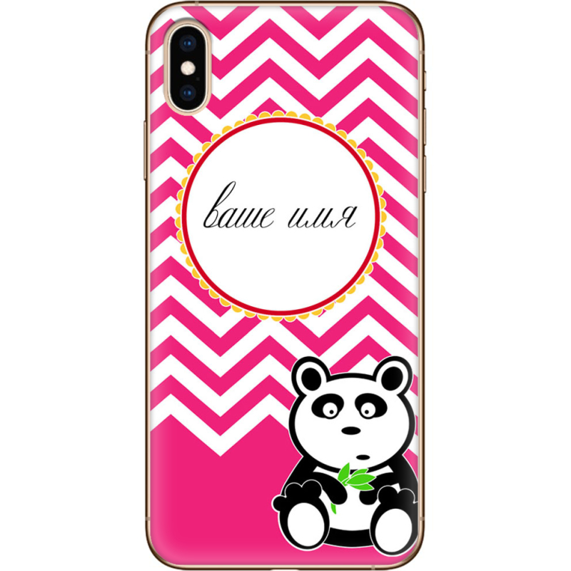 Чехол Uprint Apple iPhone XS Max Именной Panda