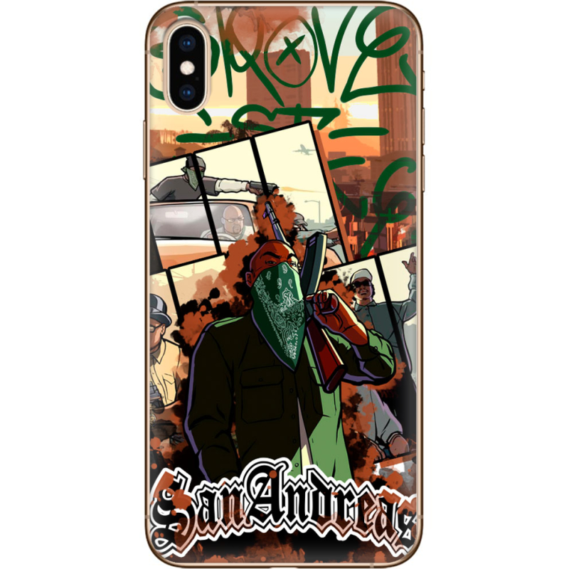 Чехол Uprint Apple iPhone XS Max GTA San Andreas