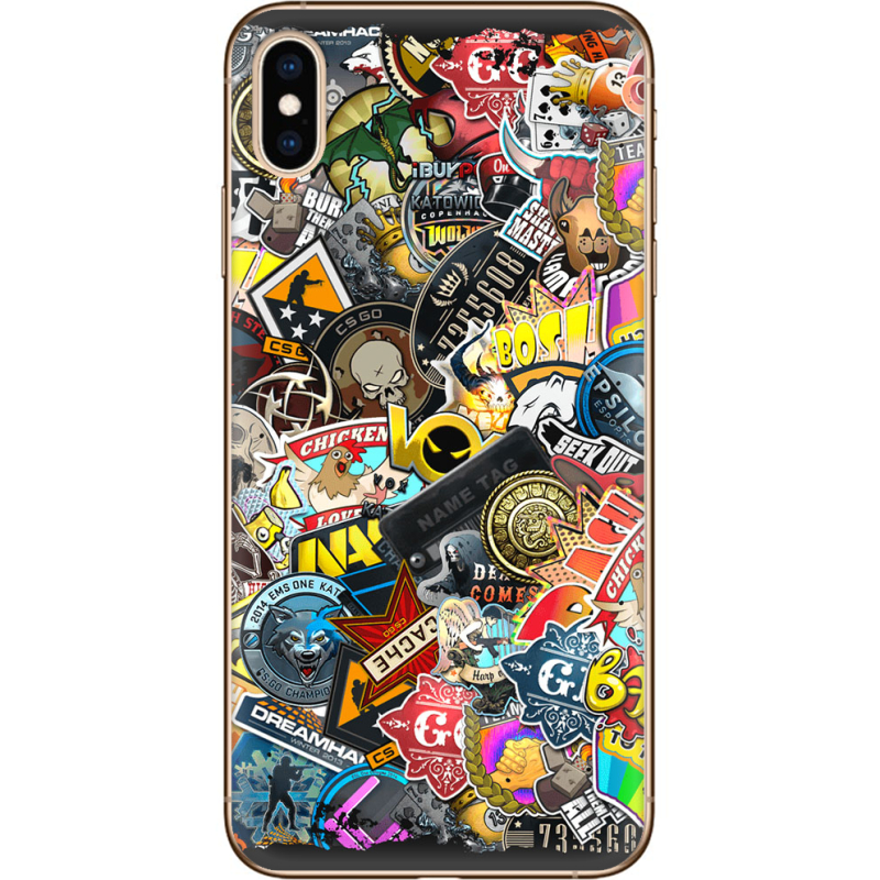 Чехол Uprint Apple iPhone XS Max CS:Go Stickerbombing