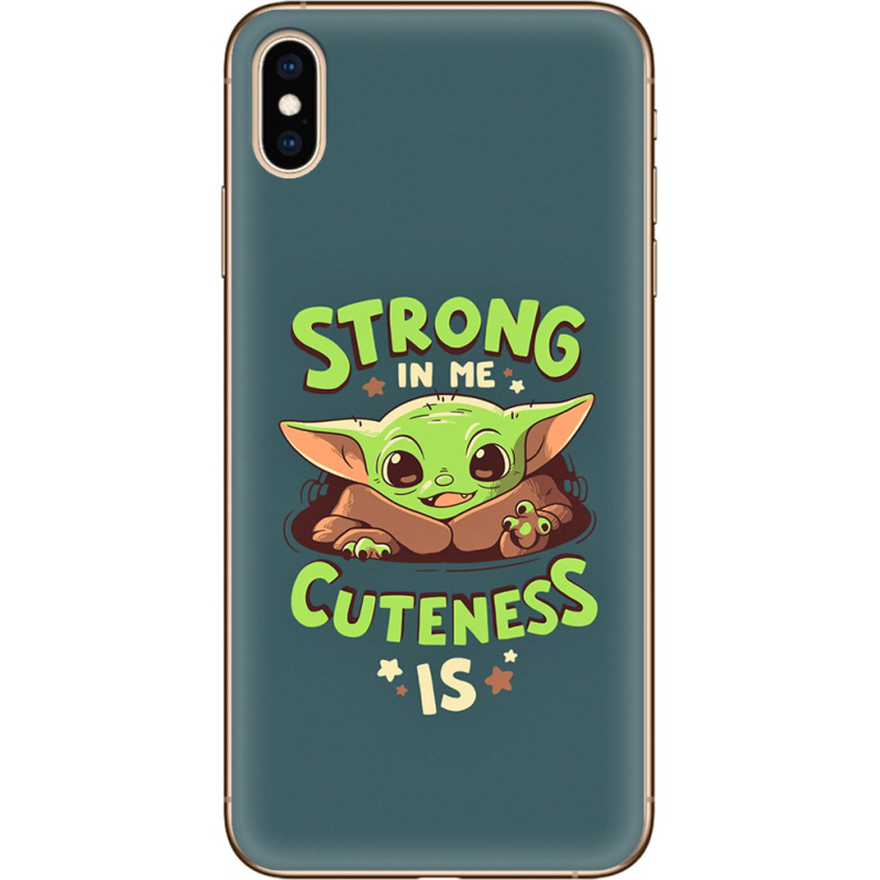 Чехол Uprint Apple iPhone XS Max Strong in me Cuteness is