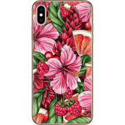 Чехол Uprint Apple iPhone XS Max Tropical Flowers