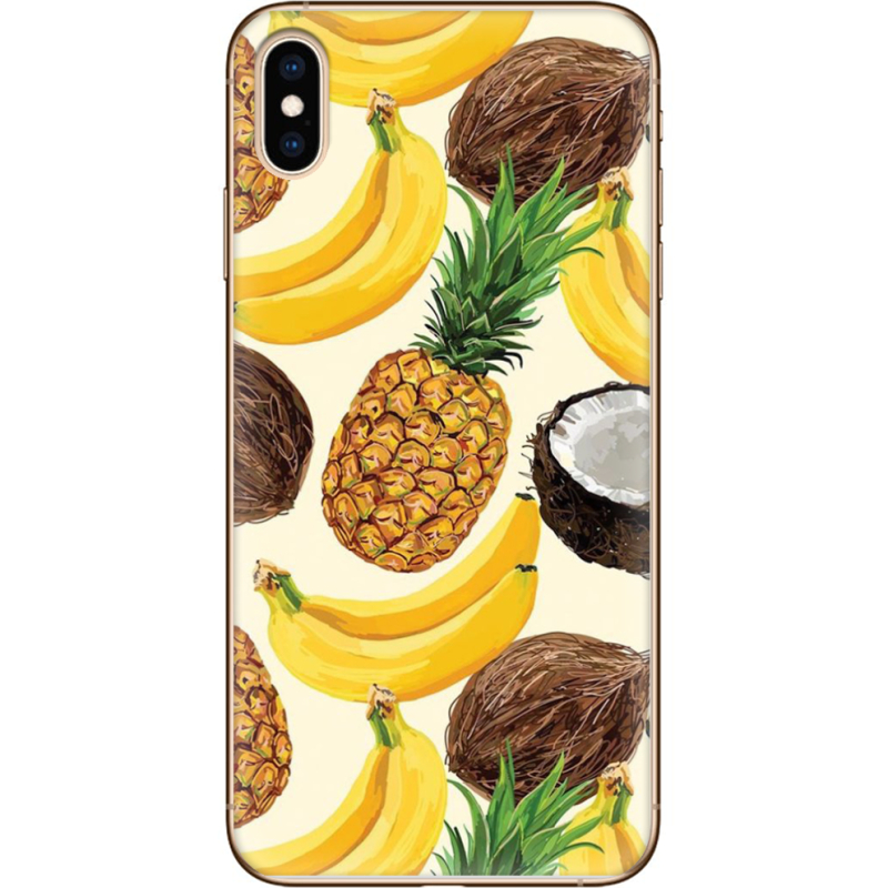 Чехол Uprint Apple iPhone XS Max Tropical Fruits