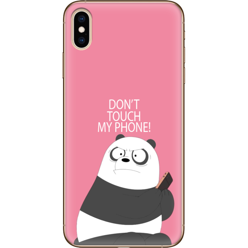 Чехол Uprint Apple iPhone XS Max Dont Touch My Phone Panda