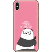 Чехол Uprint Apple iPhone XS Max Dont Touch My Phone Panda