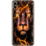 Чехол Uprint Apple iPhone XS Max Fire Lion