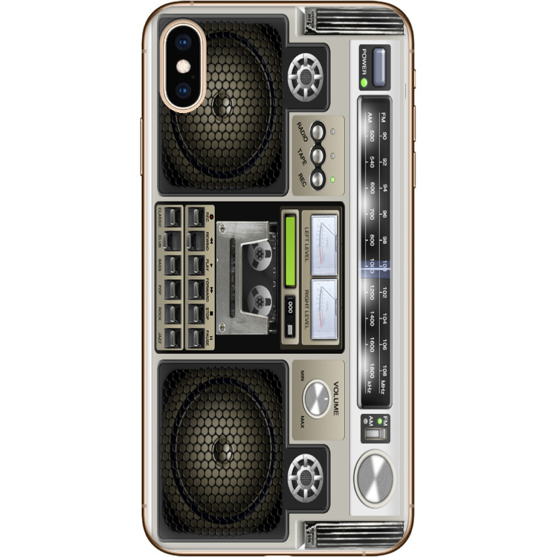 Чехол Uprint Apple iPhone XS Max Old Boombox