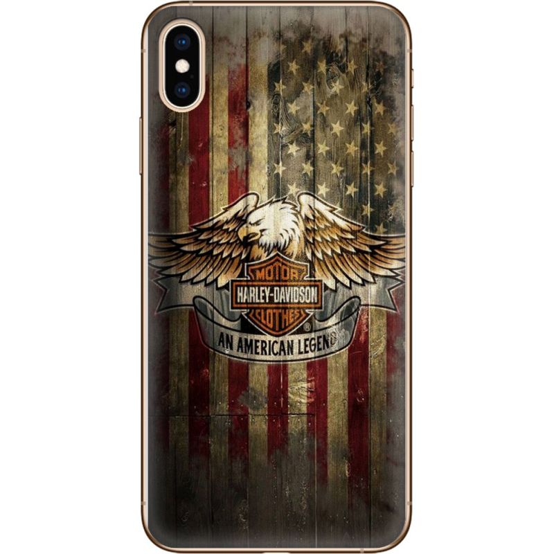 Чехол Uprint Apple iPhone XS Max Harley An American Legend