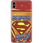 Чехол Uprint Apple iPhone XS Max Super Dad