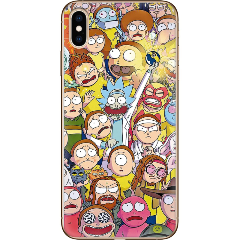 Чехол Uprint Apple iPhone XS Max Rick and Morty