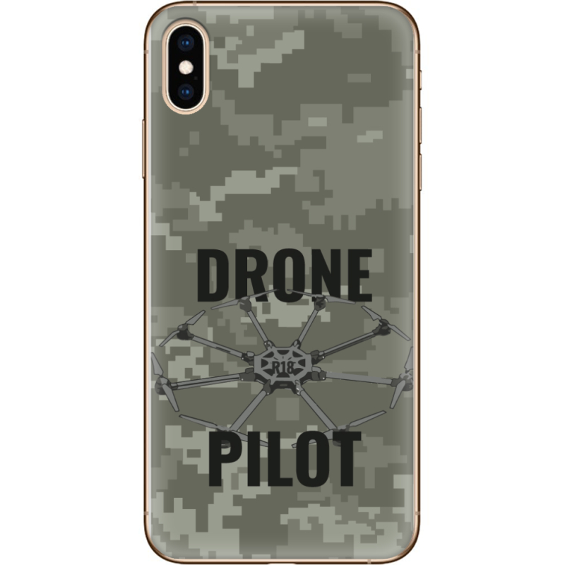 Чехол Uprint Apple iPhone XS Max Drone Pilot