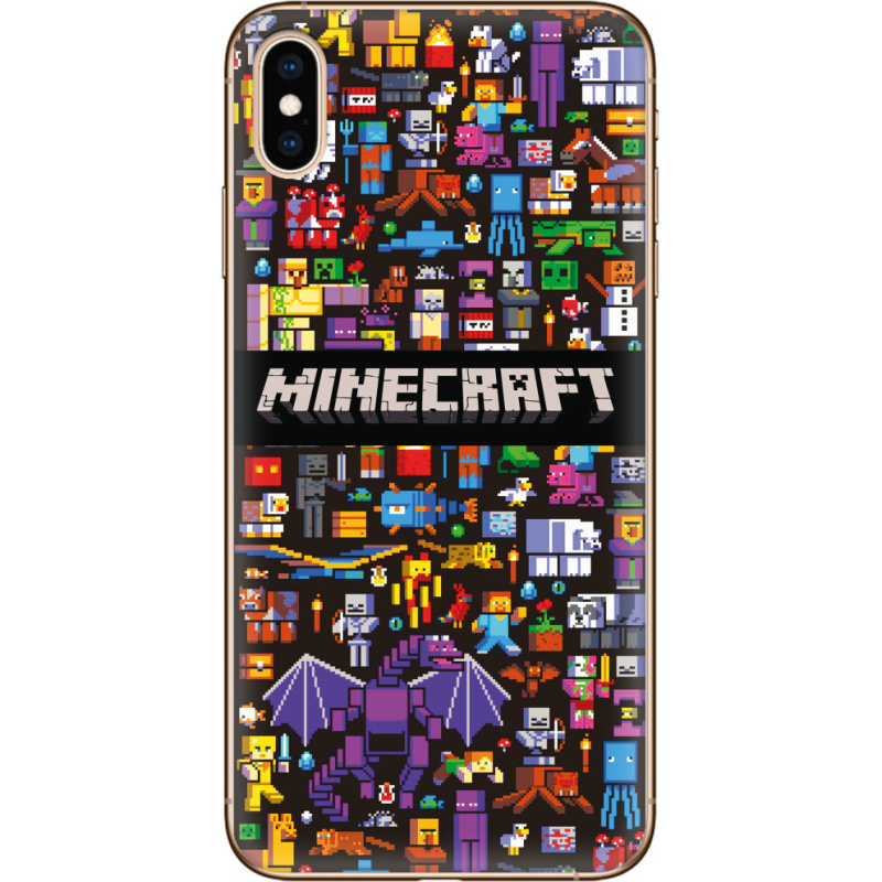 Чехол Uprint Apple iPhone XS Max Minecraft Mobbery