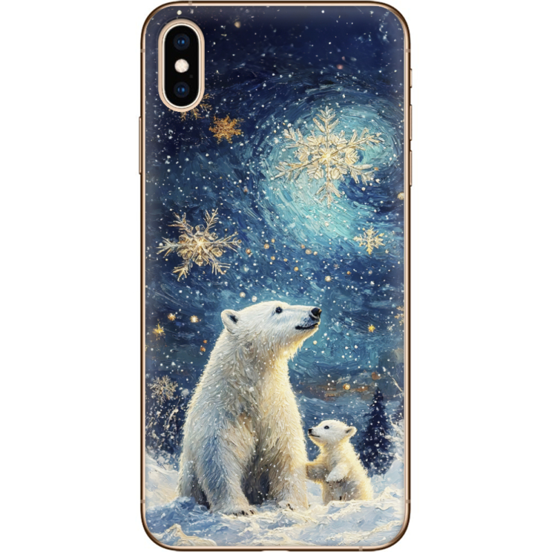 Чехол Uprint Apple iPhone XS Max Північні ведмеді