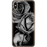 Чехол Uprint Apple iPhone XS Max Black and White Roses