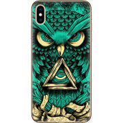 Чехол Uprint Apple iPhone XS Max Masonic Owl