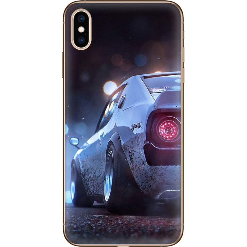 Чехол Uprint Apple iPhone XS Max Silver Car