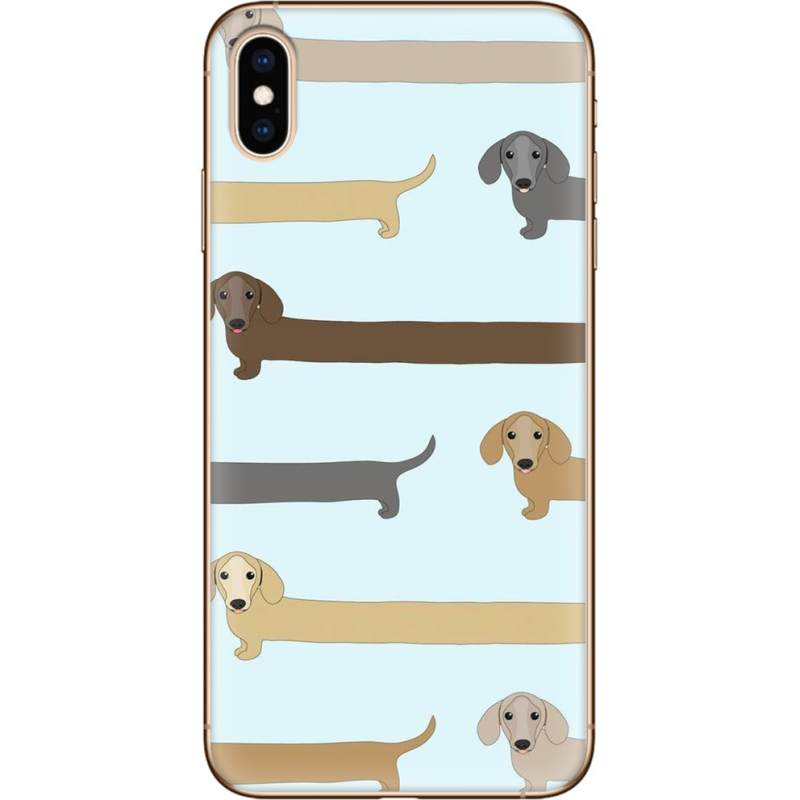 Чехол Uprint Apple iPhone XS Max Dachshund