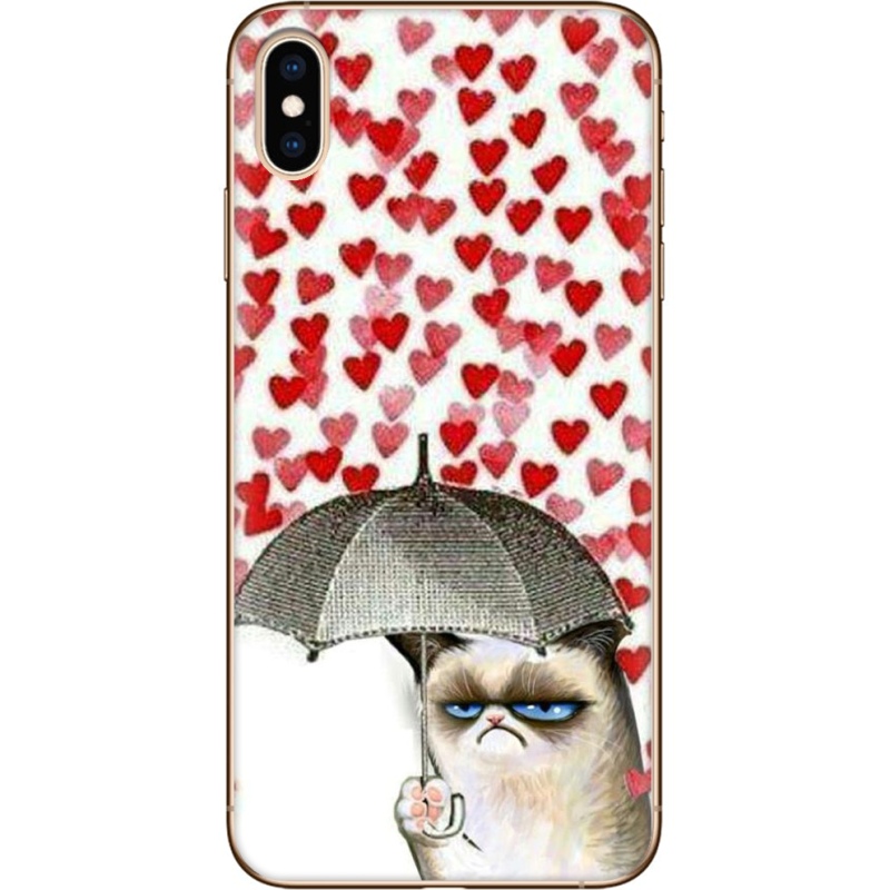 Чехол Uprint Apple iPhone XS Max Raining Hearts