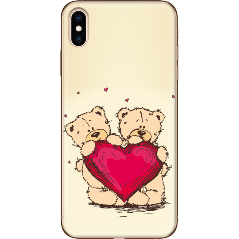 Чехол Uprint Apple iPhone XS Max Teddy Bear Love