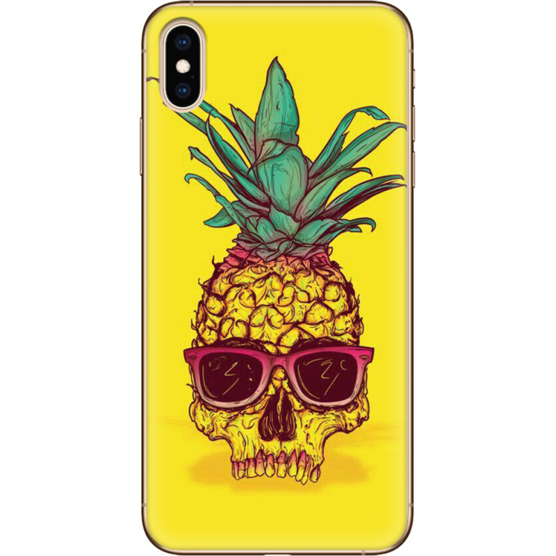 Чехол Uprint Apple iPhone XS Max Pineapple Skull