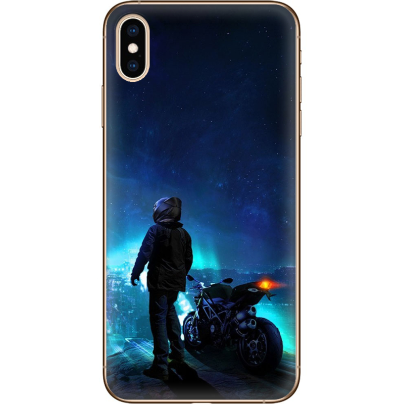 Чехол Uprint Apple iPhone XS Max Motorcyclist