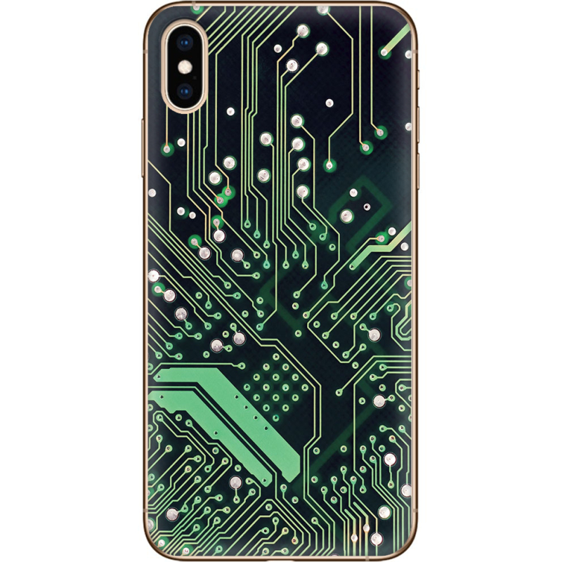 Чехол Uprint Apple iPhone XS Max Microchip