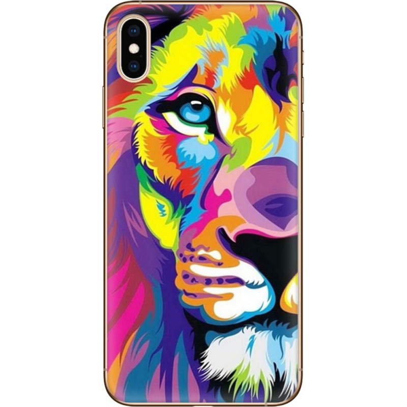 Чехол Uprint Apple iPhone XS Max Frilly Lion