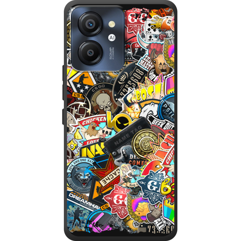Чохол BoxFace Blackview Color 8 CS:Go Stickerbombing