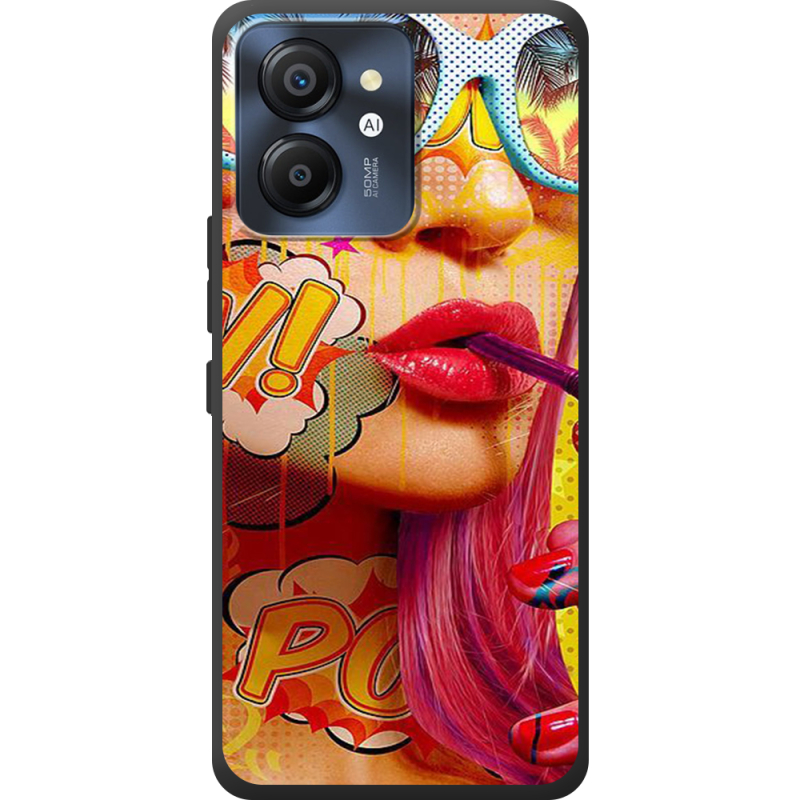 Чохол BoxFace Blackview Color 8 Yellow Girl Pop Art