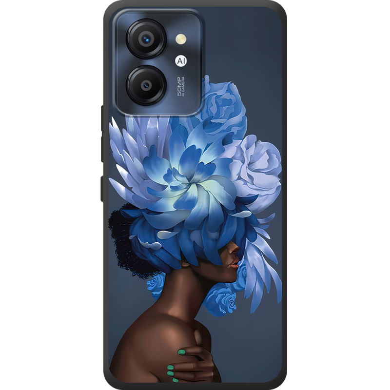 Чохол BoxFace Blackview Color 8 Exquisite Blue Flowers