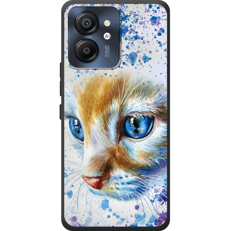 Чохол BoxFace Blackview Color 8 Голубоглазый Кот