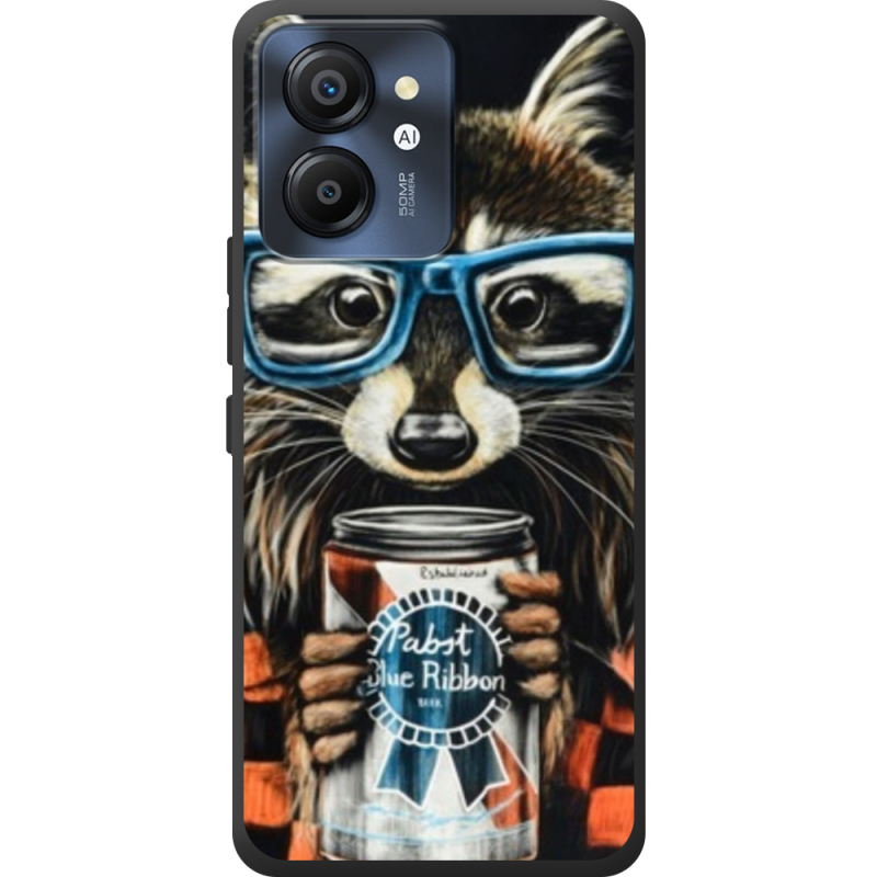 Чохол BoxFace Blackview Color 8 Енот с банкой