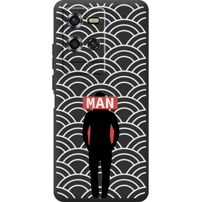 Чорний чохол BoxFace Oukitel WP50 Man Pattern