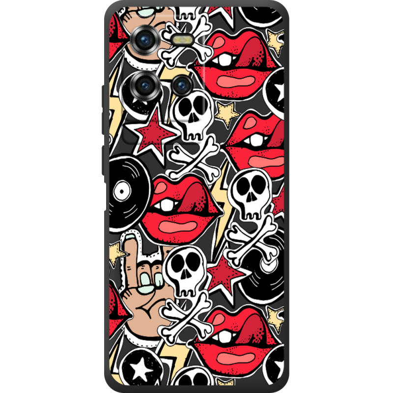 Чорний чохол BoxFace Oukitel WP50 Rock Graffiti
