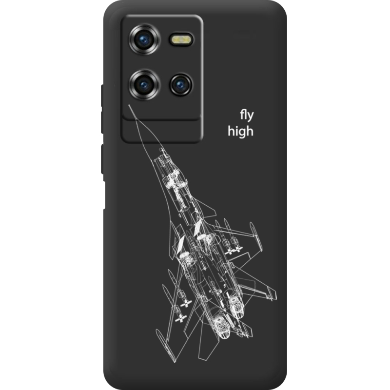 Чорний чохол BoxFace Oukitel WP50 Військовий літак