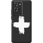 Чорний чохол BoxFace Oukitel WP50 Білий хрест ЗСУ