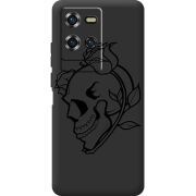 Чорний чохол BoxFace Oukitel WP50 Skull and Roses
