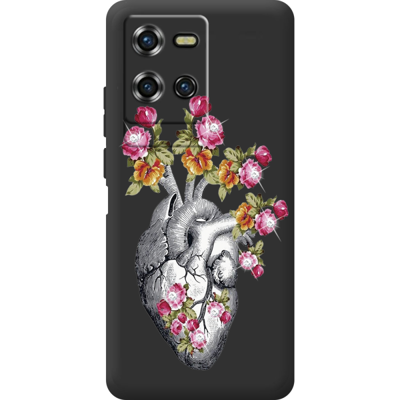 Чохол зі стразами Oukitel WP50 Heart